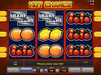 Игровые автоматы Hot Chance