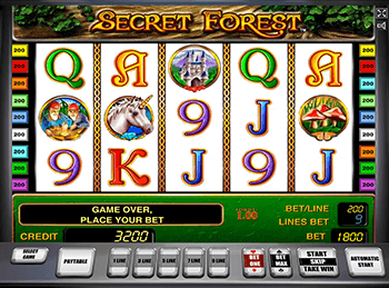 Играть на деньги в Secret Forest